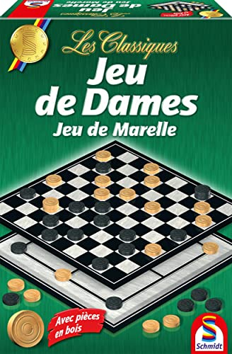 Schmidt – 88110 – Brettspiel – Classic Line – Damespiel -
