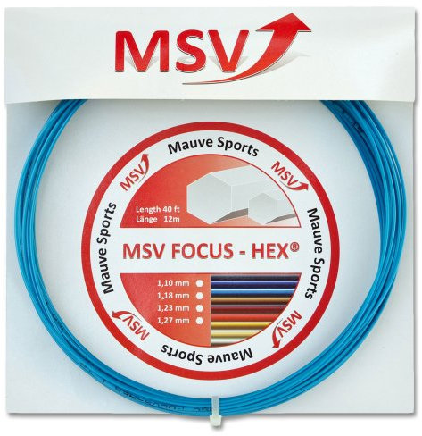MSV Saitenset Focus-HEX, Hellblau, 12 m, 0355000126200005