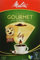 Melitta, 80 Filtres à Café, Taille 1x4, Pour Cafetière à Filtre, Gourmet, Brun