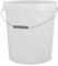 20 Litre Plastic Bucket with LID and Metal Handle, Hard Wearing Bucket
