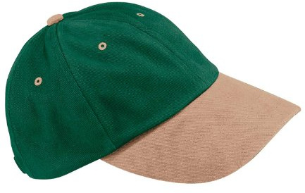 Beechfield Unisex Adults Low Profile Heavy Brushed Cotton Cap Forest/Taup One Size