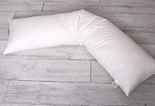 Moon Seitenschläferkissen/Stillkissen 90% Federn / 10% Daunen 40x145 Serie (81010500-71)