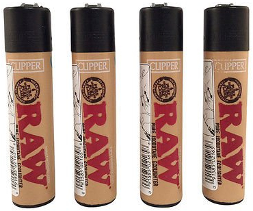 Clipper Raw Feuerzeuge, nachfüllbar, 4/8/12/25/50 (4)
