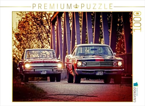 CALVENDO Puzzle US-Muscle-Cars 1000 Teile Puzzle quer | Lege-Größe cm Foto-Puzzle für glückliche Stunden