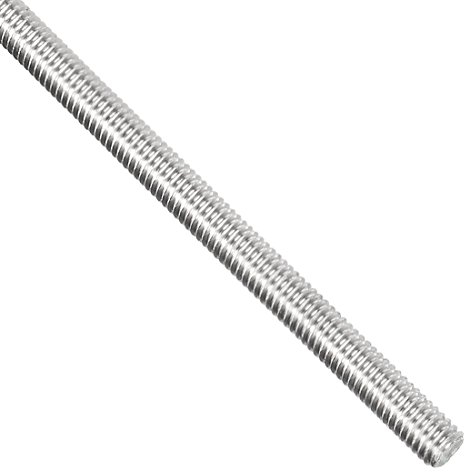 sourcing map M4 Vollgewindestange 304 Edelstahl 250mm Länge Linksgewinde