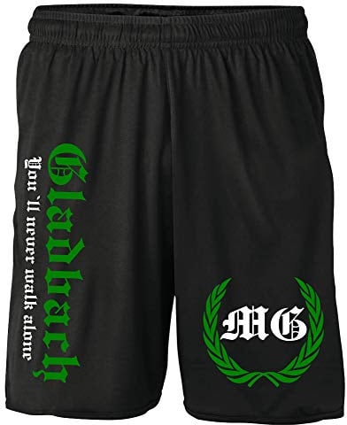 Gladbach Kranz Shorts | Fussball Sport Ultras Kurze Hose Sporthose