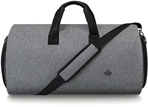 BUG Kleidersäcke, wandelbarer Kleidersack mit Schultergurt, Schuhfach, Handgepäck Reise Anzugtaschen, 2 in 1 Kleidungsstück Duffle Bag für Männer Frauen Weekender Bag