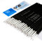 50 Pcs Pack of Synthetic Sable Detail Paint Brushes for Acrylic, Oil and Watercolour Painting - Pointed Round (Size #00 (Small))