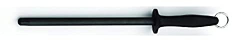 Rockingham Forge Black Ceramic Sharpening Rod with Plastic Handle, 11”, 28cm