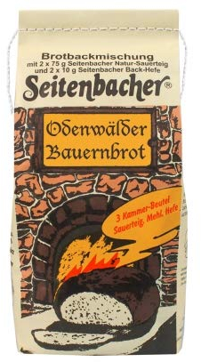 Seitenbacher Odenwälder Bauernbrot Backmischung I Einfach I Vollkorn I ohne Zusätze I (1 x 935 g)