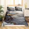Marmor Bettbezug Schwarz Golden Pastell Bettwäsche Set Marmor Abstrakte Kunst Design Erwachsene Trösterbezug Set Tagesdecke mit Reißverschluss Krawatten Damen Weiches Mikrofaser Quilt Set,135x200