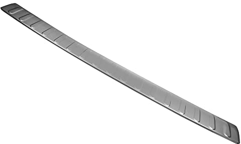 Aroba AR192-BR Edelstahl Gebürstet Ladekantenschutz kompatibel mit Ford Kuga BJ. 6.2008-2.2013 passgenau Abkantung Farbe Silber