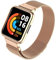 Keecuty Remplacement pour Xiaomi Redmi Watch 2 lite Bande de Montre, Bracelet de Montre Acier Inoxydable Tissé en Maille pour Xiaomi Mi Watch Lite 2/Redmi Watch 2