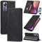 Jasonyu Handyhülle für Xiaomi 12/Xiaomi 12S Hülle Leder Flip Klappbare Stoßfeste Magnetische [Premium PU Leder] [Standfunktion] [Kartenfächern] Schutzhülle Klapphülle für Xiaomi 12X/12S/12 5G