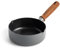 GreenPan Mayflower Pro Antiadherente Cerámica Saludable Anodizado Duro 16 cm Cacerola, Mango de Madera Vintage, Sin PFAS, Apta para Inducción, Gris Carbón