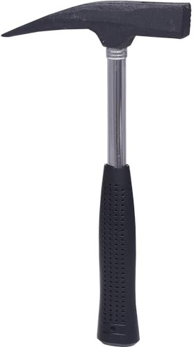 KS Tools 140.2002 Magnetischer Zimmermannshammer, Stahlrohrgriff, Neopren, 600 g