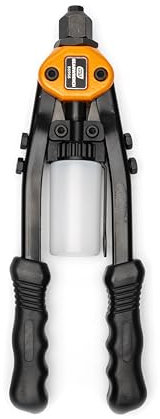 GEARWRENCH Remachadora manual resistente de 13 pulgadas con bisagra de doble compuesto, compatible con remaches de acero, aluminio, acero inoxidable y cobre | 86966