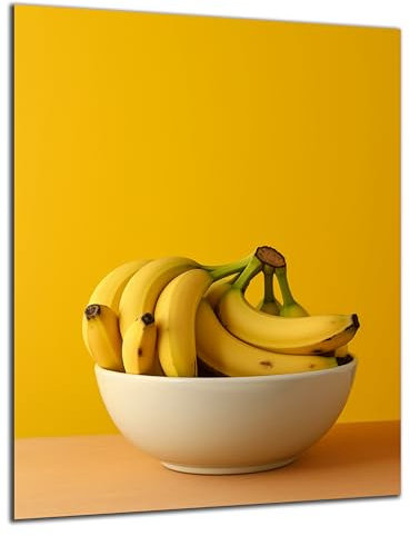Munera Design - Bild 56x84 - Bananen Gelb - Wand-Bilder Küche Ess-Zimmer
