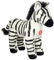 Teddy Hermann 90482 Zebra 25 cm, Kuscheltier, Plüschtier mit recycelter Füllung