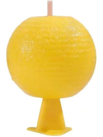 Kexpery Fruchtfliegenfalle, klebriger Ball, Fruchtfliegenfalle, in Form von Zitrusfrüchten, fliegende Insekten, Ball für Fruchtfliegen, Hoverfly Gnat (B)