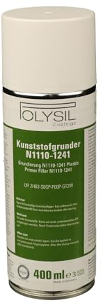 POLYSIL 1K-Spezialgrundierung | Spray 400ml | für Untergründe aus PP/EPDM | aktiviert & grundiert in einem Arbeitsgang | kein Tempern, Schleifen oder Primern notwendig! (weiß)