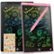 [2 Pack] Pizarra de Escritura LCD de 8,5 Pulgadas, Tablero de Dibujo Portátil Borrable, Regalo para Niños, Tableta Gráfica para Juegos Infantiles 2, 3, 4, 5, 6 años(Negro&Rosa)