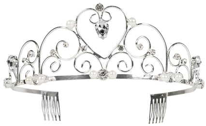 Boland - Krone für Faschingskostüme, Haarreif, Tiara, Zubehör für Hochzeit, JGA und Karneval