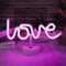 HOTUT LED Néon Lumières, Enseigne Lumineuse Love Neon Sign, Neon Décorations murales veilleuse, USB/à piles Panneau néon, pour chambre,Salle de Jeux, Décoration de Fête de Bar, anniversaire cadeau
