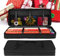 Organizzatore per Carta da Regalo, Contenitore Carta Regalo, 600D Oxford, 82 x 13 x 34 cm, Organizer con Finestra, per Nastri Regalo Fiocchi Accessori Decorativi