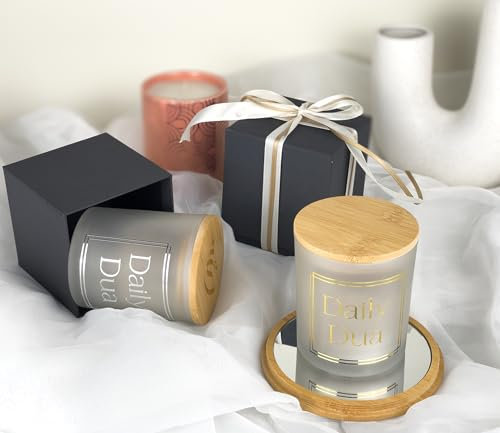 Elegantes Daily Dua Glas mit 52 Quran-Duas für Zuhause, Islamisches Geschenk für Eid, Geburtstage, islamisches Hochzeitsgeschenk