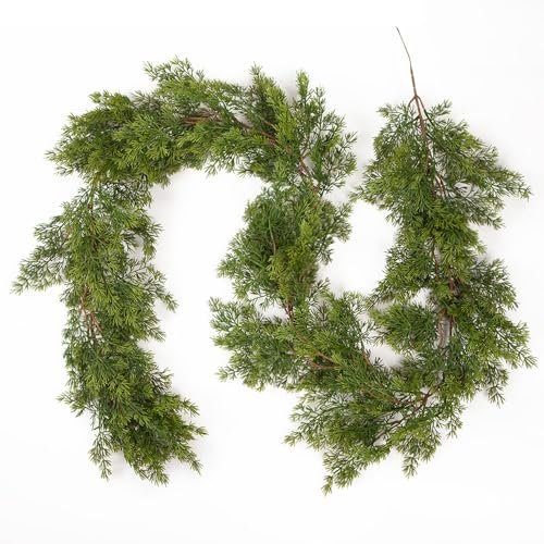 Tannengirlande Künstlich, 2M Weihnachtsgirlande Künstliche Girlande Weihnachten Weihnachtsdeko Girlande Kunststoff Girlande Tannengrün Weihnachts Girlande Türgirlande für Weihnachten (2M)
