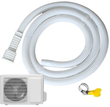 DAWCBVJQ 20x20x5cm Manguera de Desagüe Manguera de aire acondicionado Tubería de agua flexible para grifo deshumidificador mangueras de drenaje de lavadora Tubo de drenaje para Lavadoras