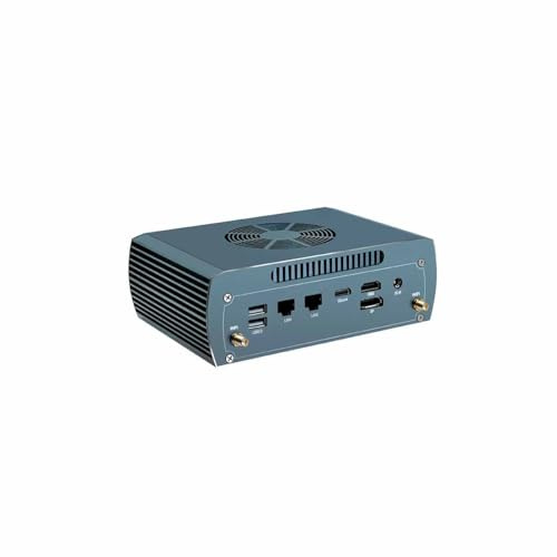 PcZinophyte FU05 Metal Gaming Mini-PC OCuLink Ryzen 5 7640HS 2X 2,5G LAN 2X DDR5 2X NVMe Barebone Firewall Computer WiFi6
