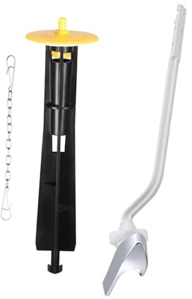 TWTCZOZ Toilet Flush Mechanism Kit with Handle, Toilet Tank Replacement Kit, Accessories and Spare Parts for K-1188998 GP, Yellow