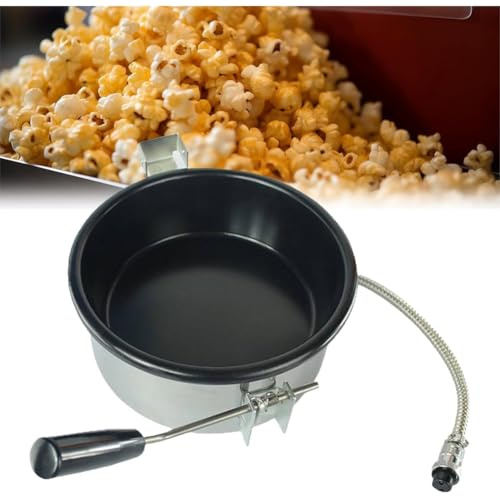 NONDK Replacement Non-Stick Popcorn Pot for Hot Air Popcorn Machine, Popcorn Pot with Ring Heating (3 Holes-15 Mm)