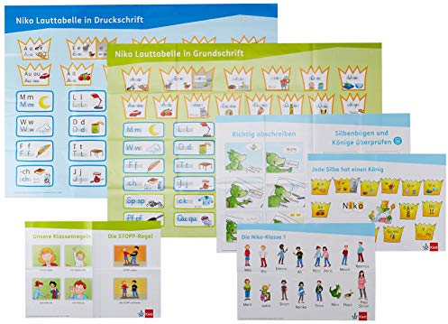 Niko 1: Laut- und Methodenposter (VE 6) Klasse 1 (Niko. Ausgabe ab 2020)