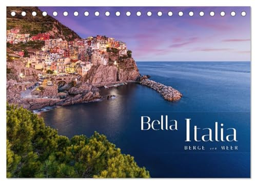 Bella Italia - Berge und Meer (Tischkalender 2026 DIN A5 quer), CALVENDO Monatskalender: Malerische Landschaften in Italien (CALVENDO Natur)