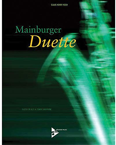 Mainburger Duette: Duets for Alto & Tenor Saxophone. 2 Saxophone (A+T). Spielpartitur.