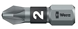 Wera Bi-Torsion Insert Bit Pozidriv Tip Pz1 X 25 Mm