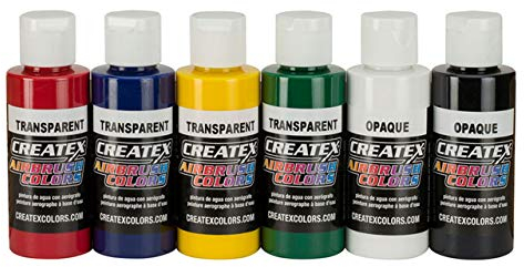 Createx 'Transparent' Starter Set ( Createx Airbrush Colors ) 115199 Airbrushfarbe