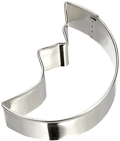 Kaiser Cookie Cutters Stampo per Biscotti a Forma di Mezzaluna, Metallo, Acciaio Inox, 7 cm