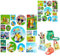 alles-meine.de GmbH 17 TLG. Set 3-D Effekt Aufkleber/Sticker - Mickey Maus - für Textilien/Stoff/Metall - selbstklebend - Textilsticker/extrem haftend - für Mädch..