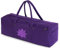 Yoga Studio YS/KitBag/SolidColours/Purple Yoga Kit, 71 x 23 x 18 cm, Baumwolle Yogamatte Tasche mit Aufbewahrungstaschen, YKK Reißverschluss-Lila, violett, Size:71cmx23x18cm