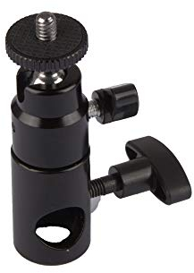 CAMVATE Light Stand Mount Knickgelenk 1/4 '' - 20 Mini Kugelkopf für Monitor/LED Licht