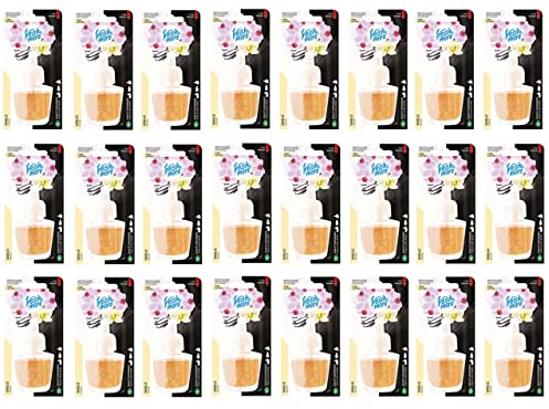 Fresh & More Nachfüllflakons für Duftstecker (24er Pack) Vanille, 19ml