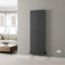 DuraTherm® 1600 x 528mm Anthracite Grey Vertical Designer Radiator Single Column Flat Panel Modern Central Heating Panels Bathroom Radiators
