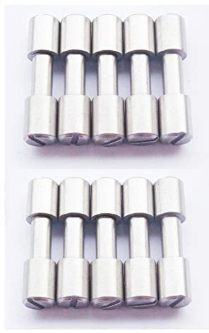 Stainless steel Corby Bolts Fasteners, EDC Knives Maker Pivot Pin Screws,DIY Knife Handle Studs Rivets,Pack of 10 (25mm)