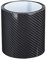 Qiilu 10cm*3m Carbonfaser Streifen Anti-Scratch Carbonfaser Schutzfolie Trockene Carbonfaser-Detaillierung Wickelband Autotür Kantenschutzaufkleber Schwarze Carbonfaser