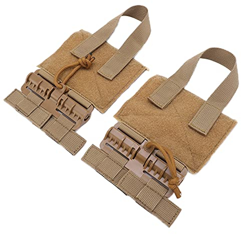 Zhat Quick Release Kummerbund MOLLE Removal Buckle, Quick Release Schnallen Set Zerlegbar Reißfest für JPC 6094 Weste(Schlammfarbe)