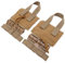 Zhat Quick Release Kummerbund MOLLE Removal Buckle, Quick Release Schnallen Set Zerlegbar Reißfest für JPC 6094 Weste(Schlammfarbe)